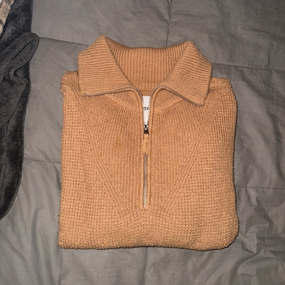 american eagle zip up sweater